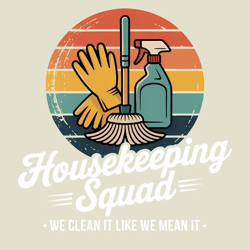 Funny Cleaning Design