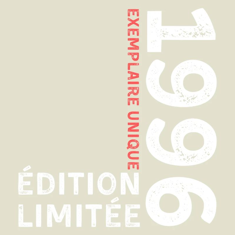 1996 Vintage typografischer Stil