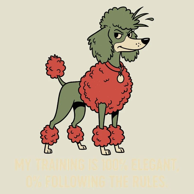 My training: 100% elegant, 0% follow rules