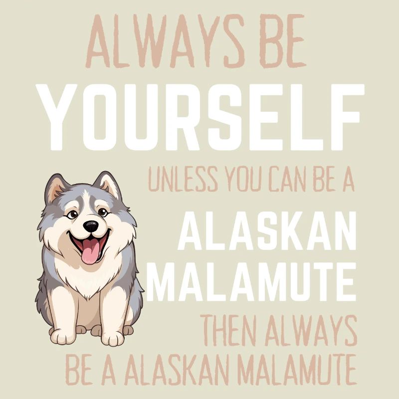 Sei immer du selbst, außer Alaskan Malamute