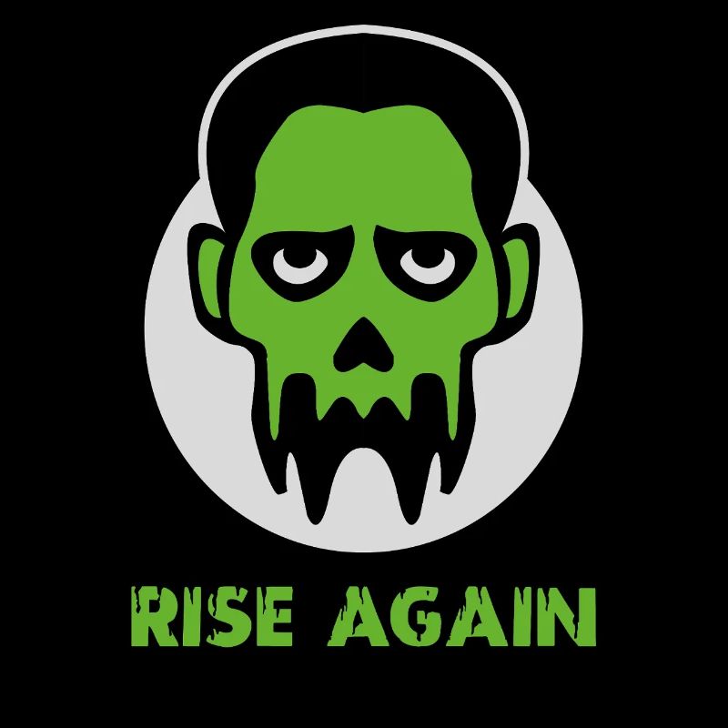 Zombie Head  - Halloween Creepy Undead Design