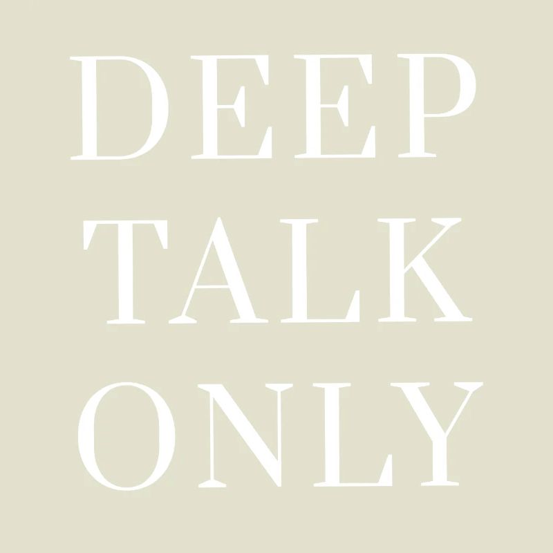 Deep Talk Only – Conception minimale de citations introverties