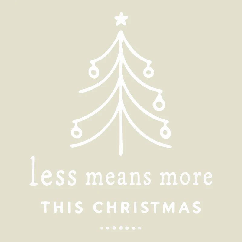 Moins, c’est plus à Noël