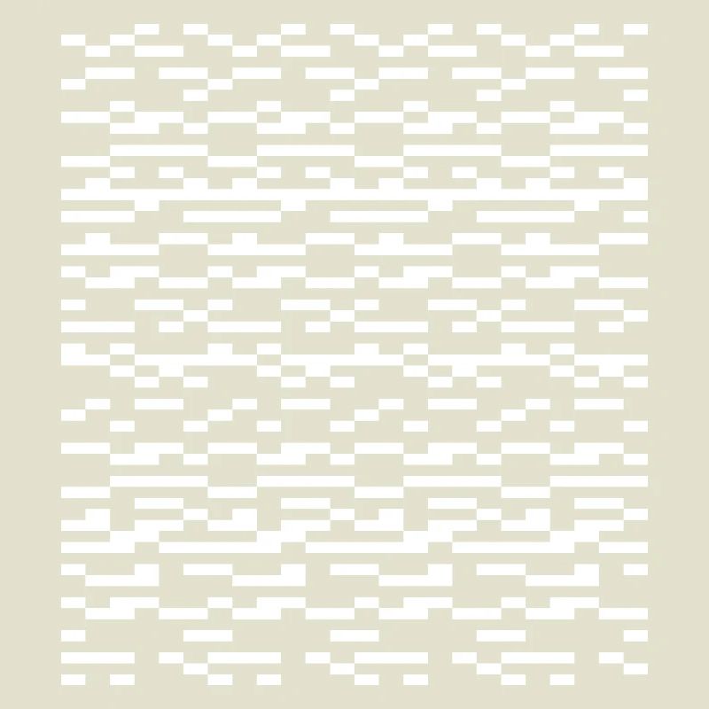 Glitch Grid Monochrome Pattern