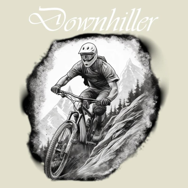 Downhiller white