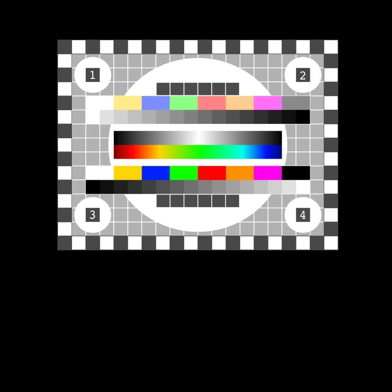 Test Picture Colors Pattern TV Retro stylish gradient 80