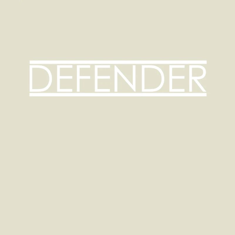 Defender Line lettering