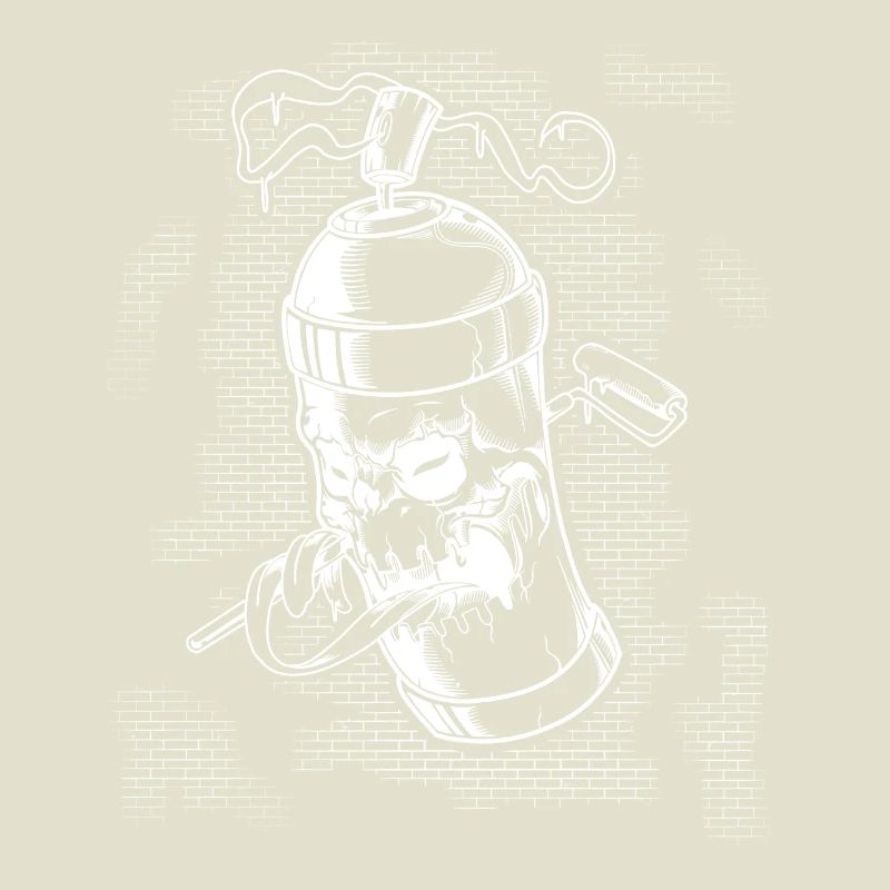 Graffiti spray can