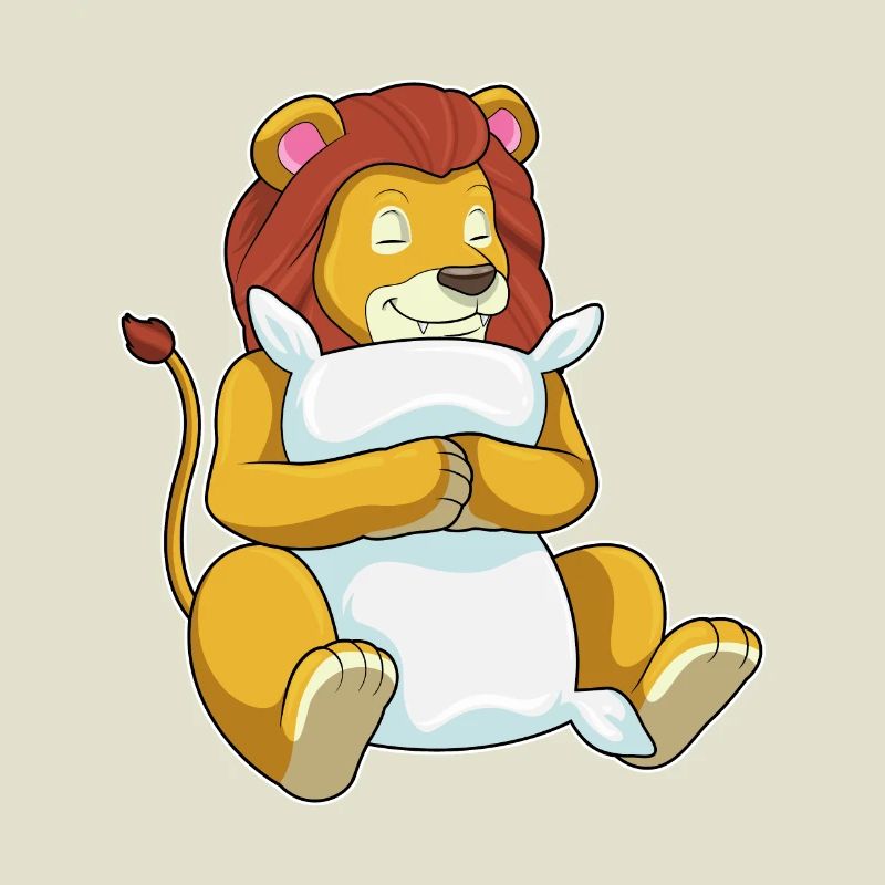 Lion Sleeping Pillow