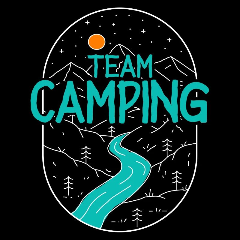 Camping Camper Campen Team