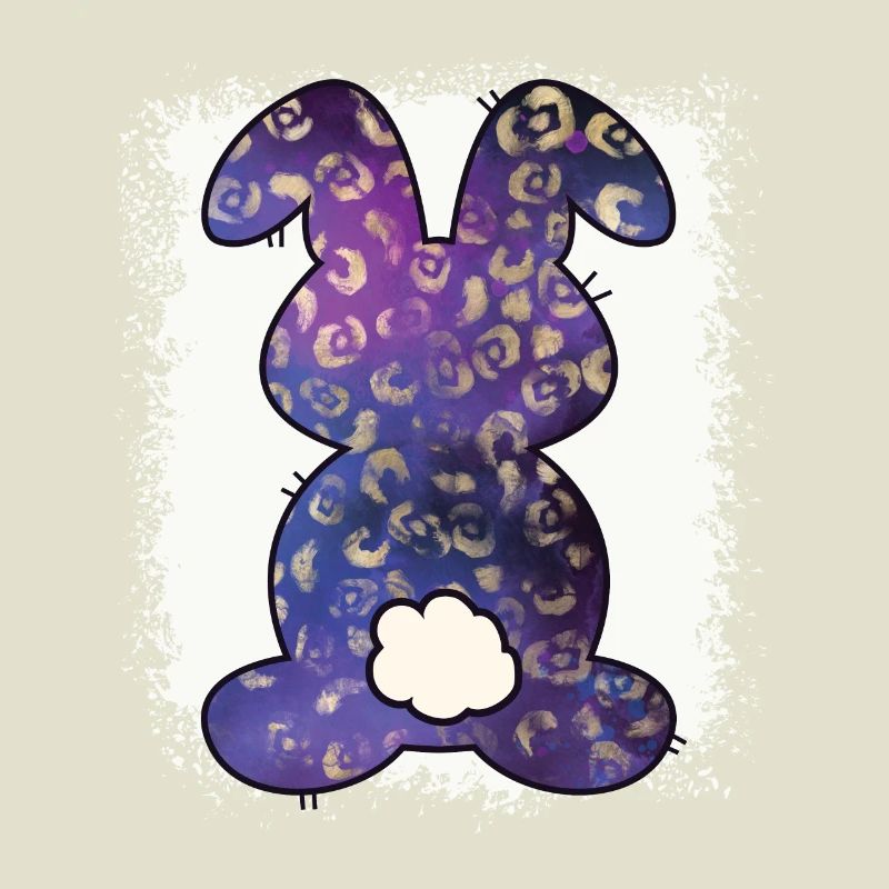 Leopard Print Bleached Easter