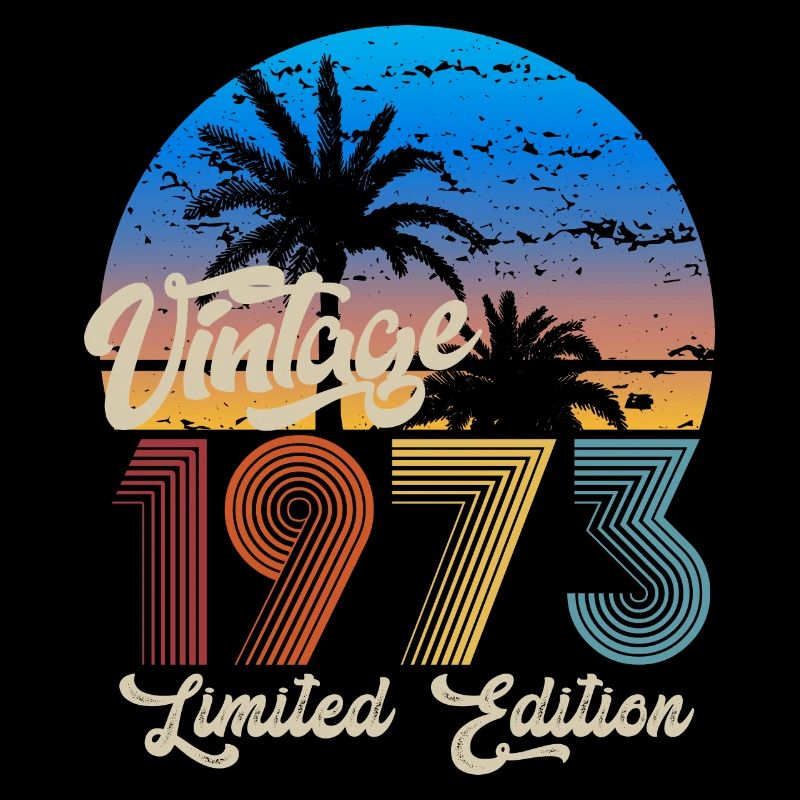 runder Geburtstag Vintage 1973 Geschenk