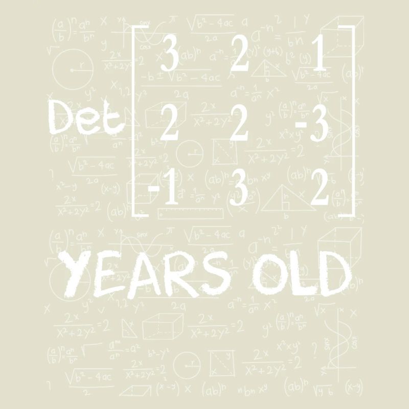 45th anniversary 45 years matrix determinant