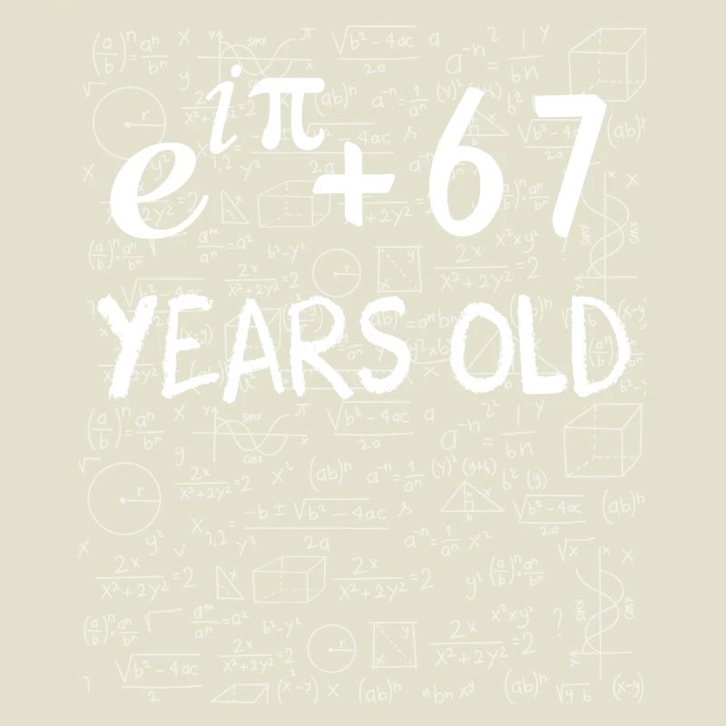 66th Birthday 66 Years Euler Identity Math Gift