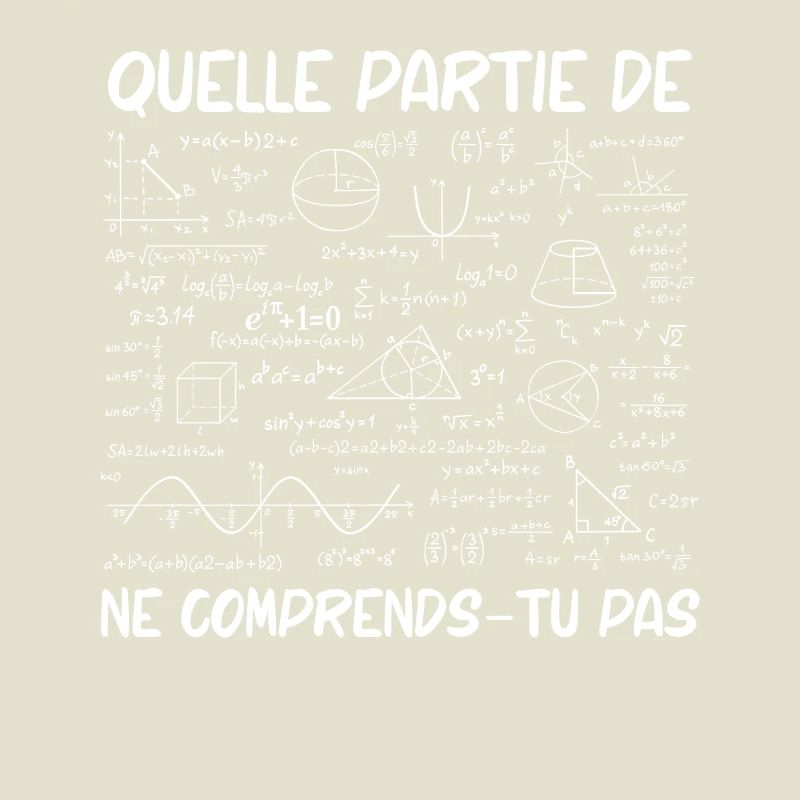 Maths Prof Humour Citations Drôles en Mathématique