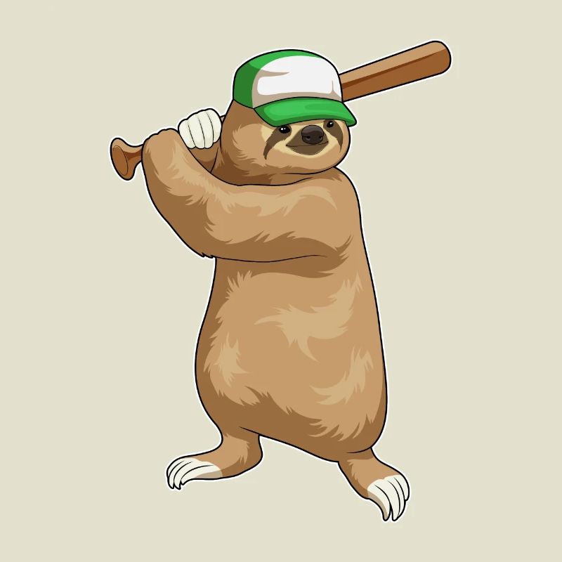 Sloth Baseball Batte de Baseball