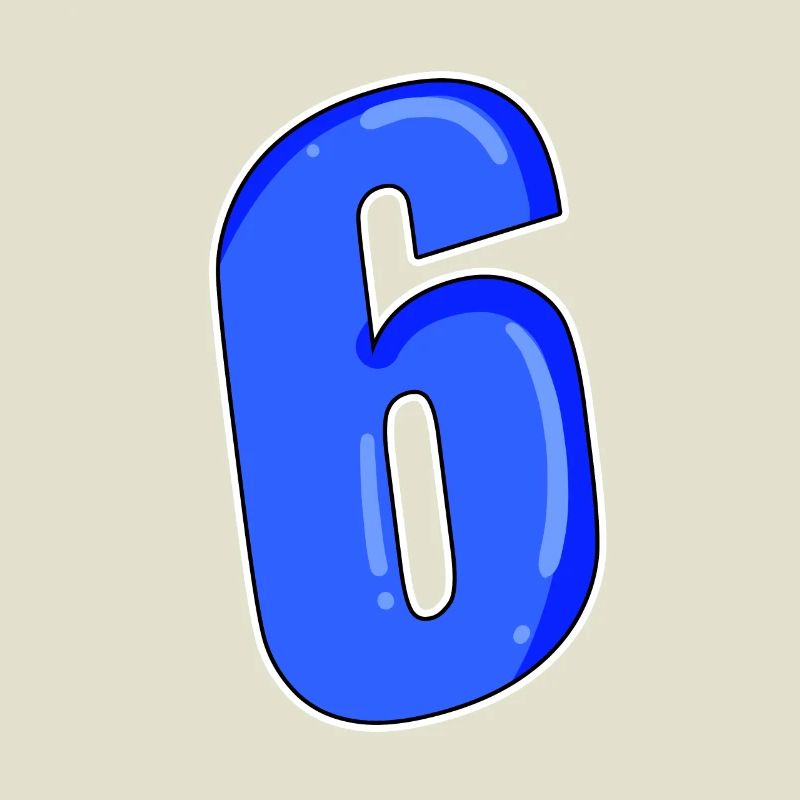 Number 6 Number