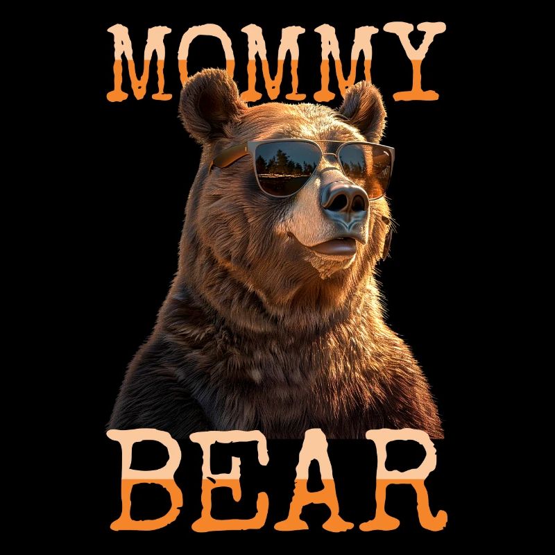 Mommy Bear Mama Bär Bärin Muttertag Grizzly Bären