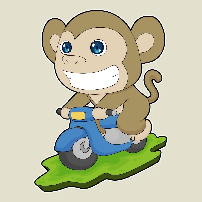 Affe Motorroller