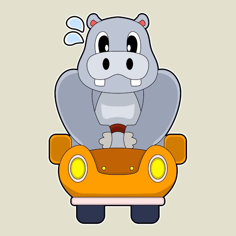 Nilpferd Auto