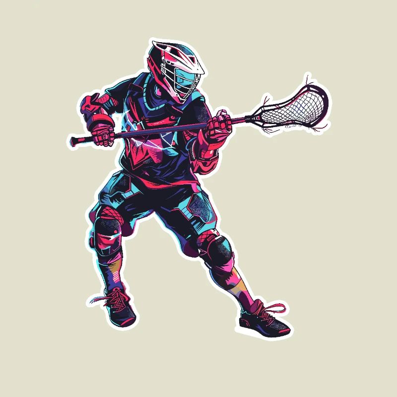 Lacrosse Player Graphics