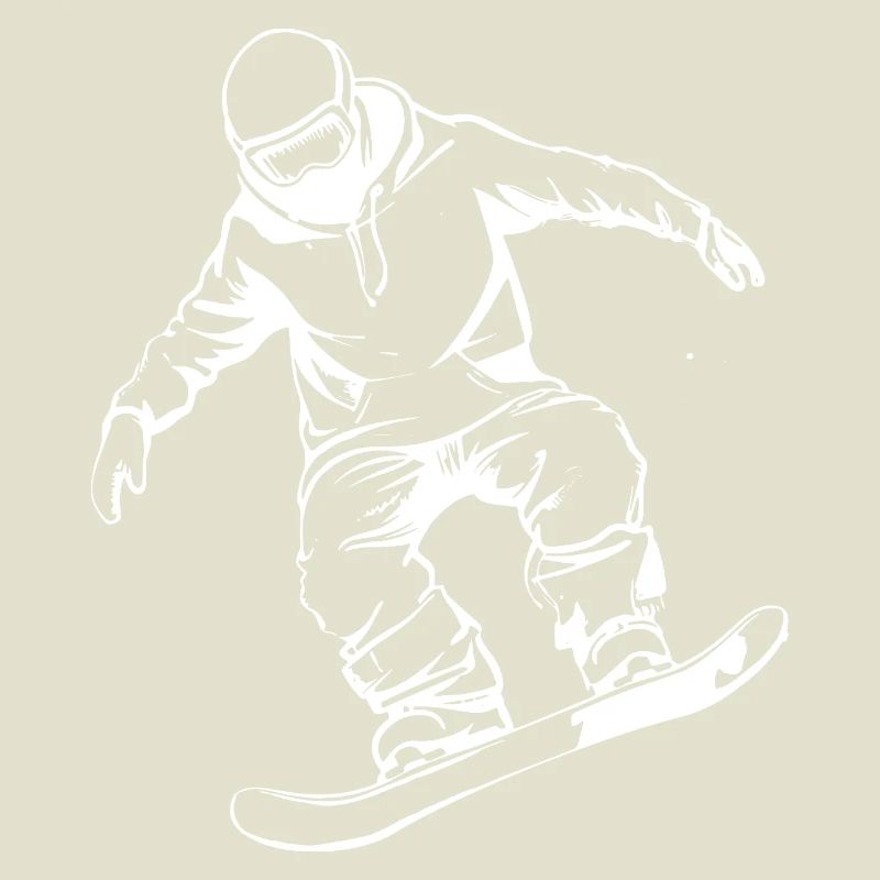 Snowboarder Drawing