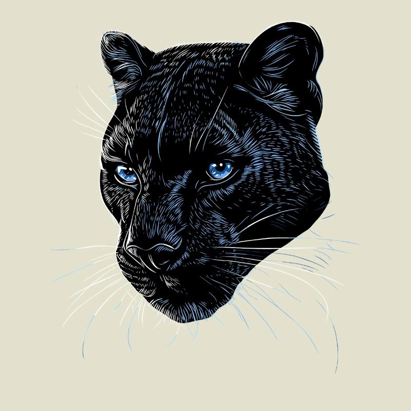 Panthère Léopard Grand Chat Mignon Gros Chat Panter