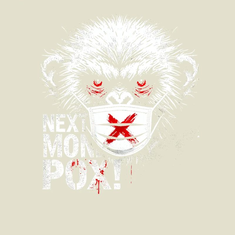 Protest Monkey Face Mask Artwork