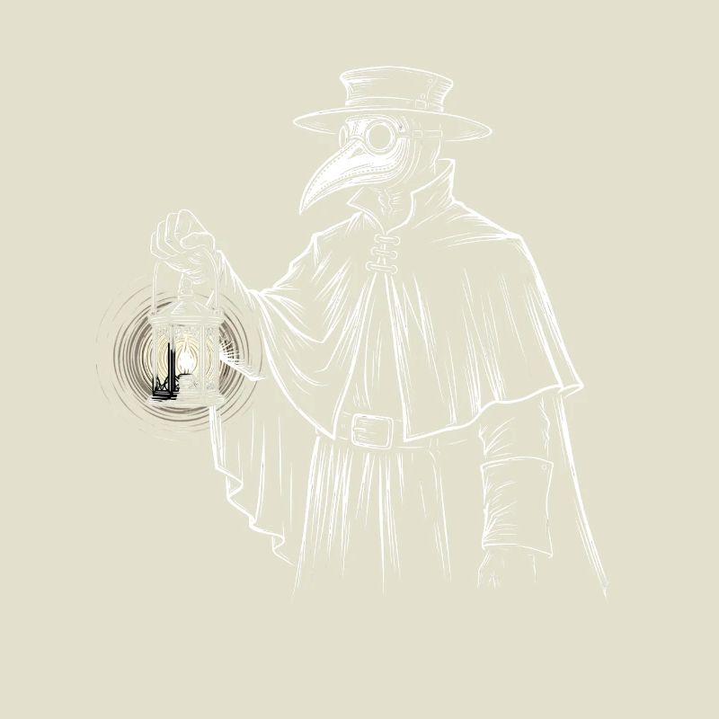 Mystical quack with lantern