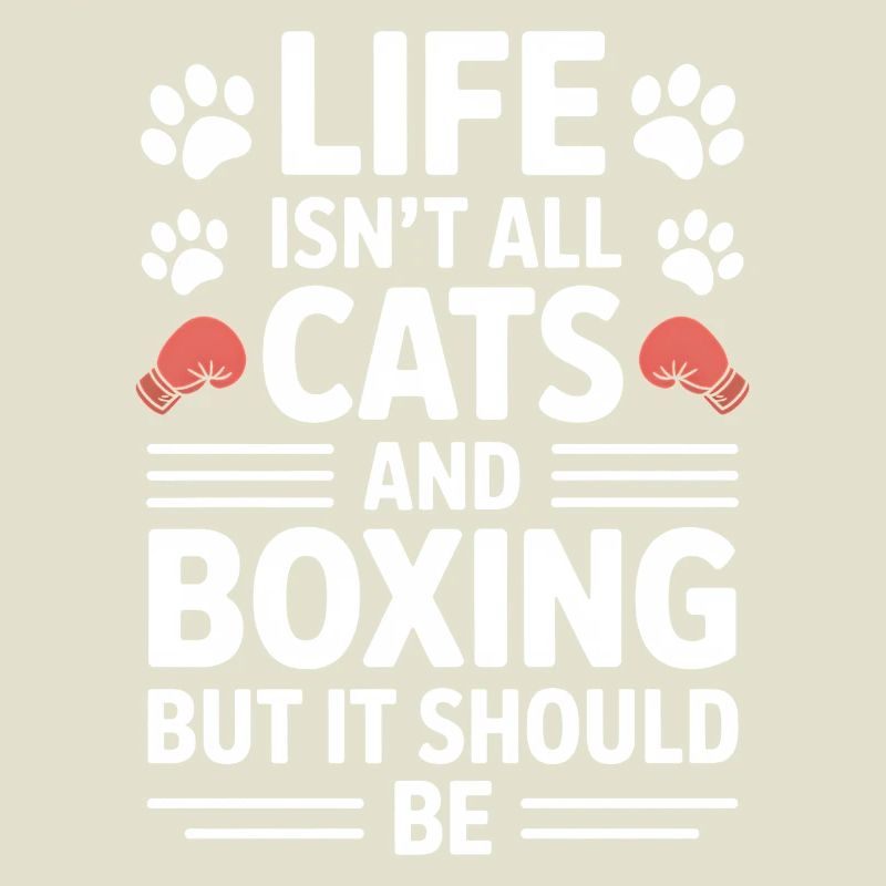 Boxe Dire Chats Boxer Drôle Boxe Cadeau