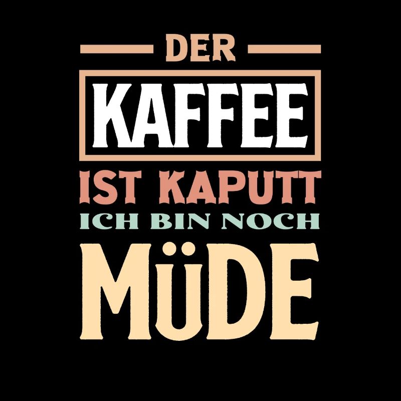 The coffee is broken – tired sleep