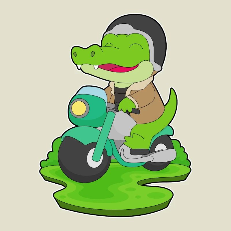 Krokodil Motorroller