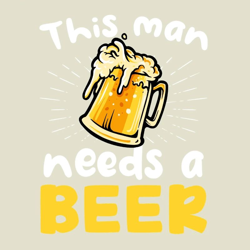 This Man Needs a Beer