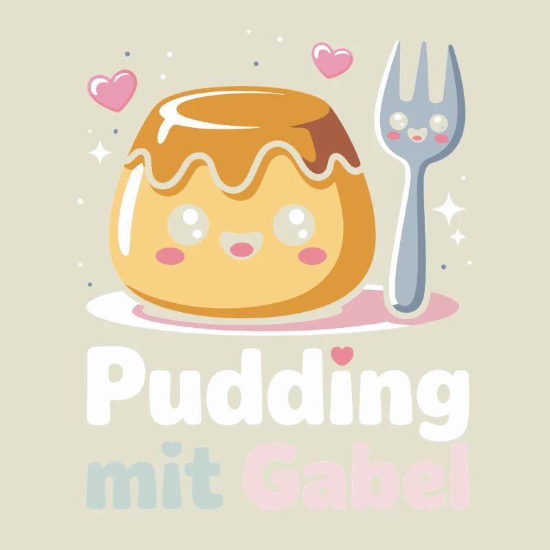 Pudding Mit Gabel