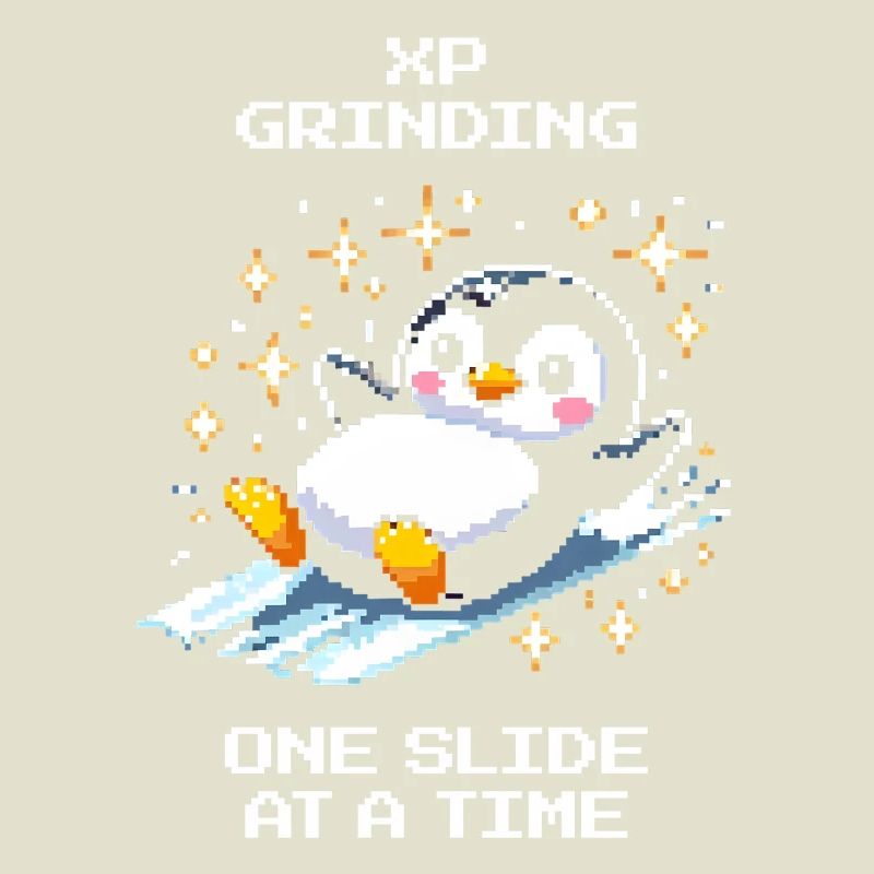 XP Grinding | Slide Level Up Humor