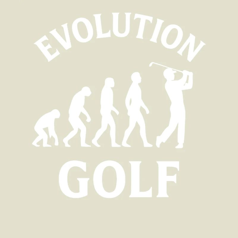Evolution Golf Lustiges Golfdesign