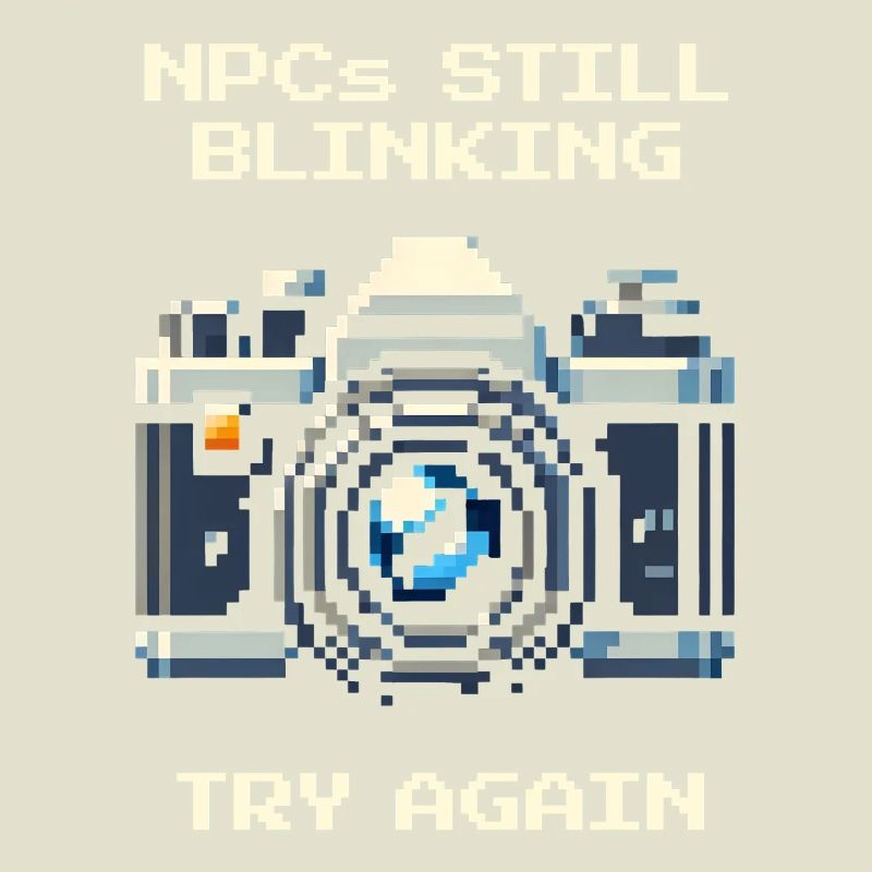 NPC is still blinking | Try again, portrait