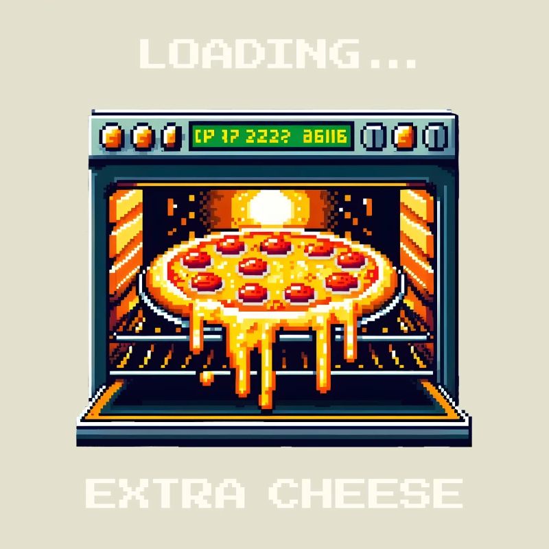 Loading... Extra Käse | Pizza Gaming Humor
