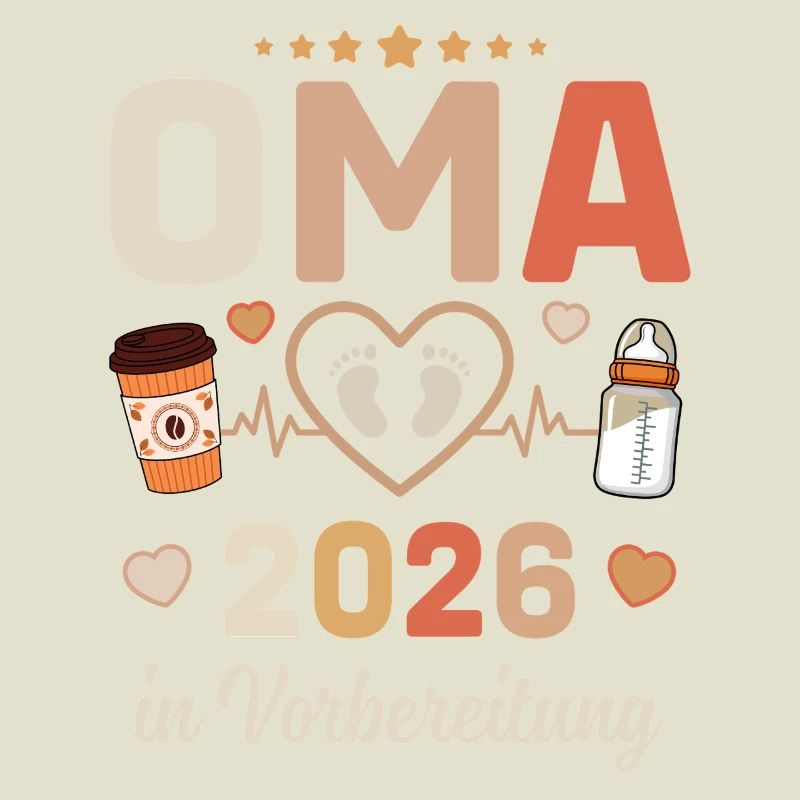 Oma 2026 In Vorbreitung Werdende Großmutter 2026
