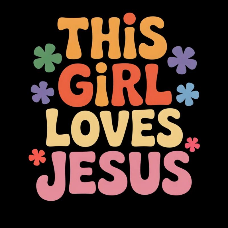 Dieses Mädchen liebt Jesus