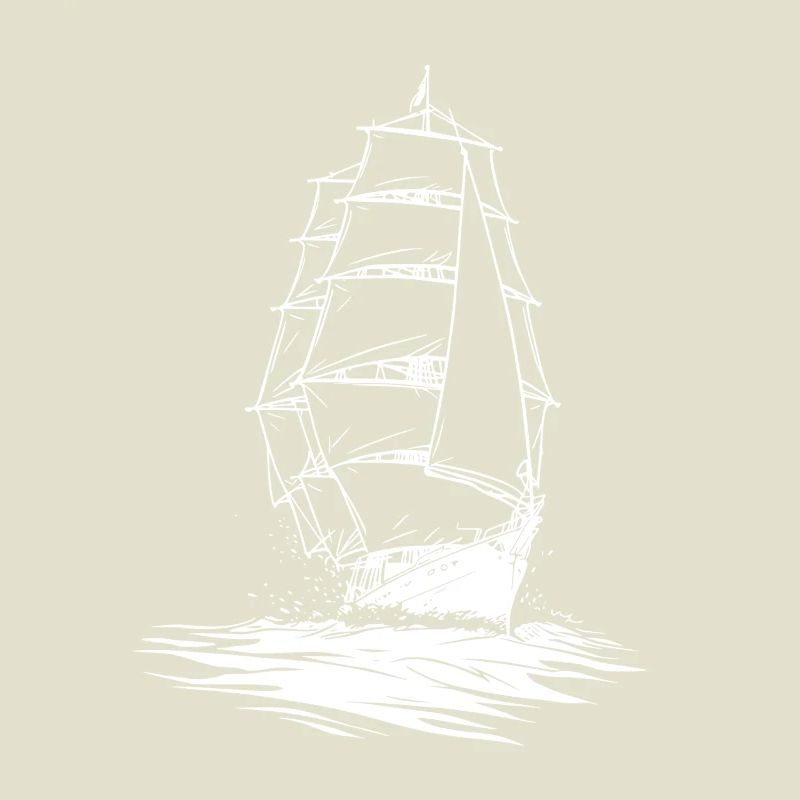 Sailing Boat Artwork Sailor