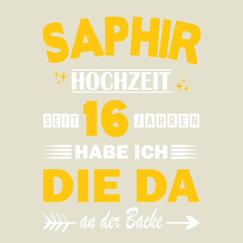 Sapphire Wedding 16th Wedding Anniversary Anniversary Husband