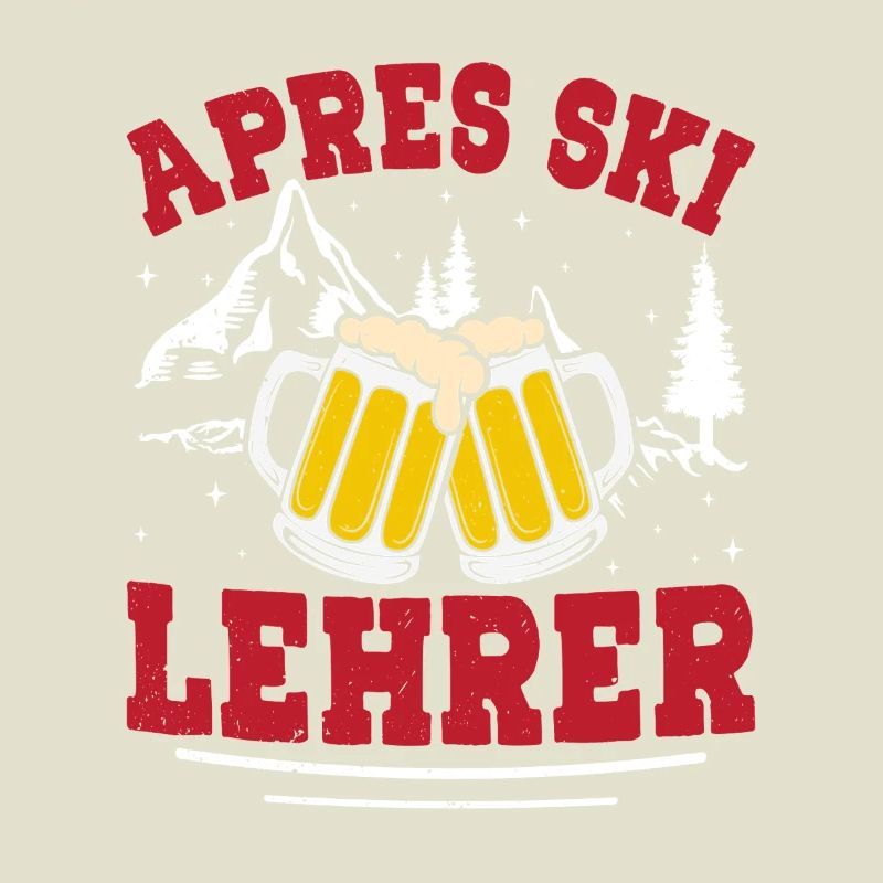 Skiing APRES-SKI INSTRUCTOR Party Fun