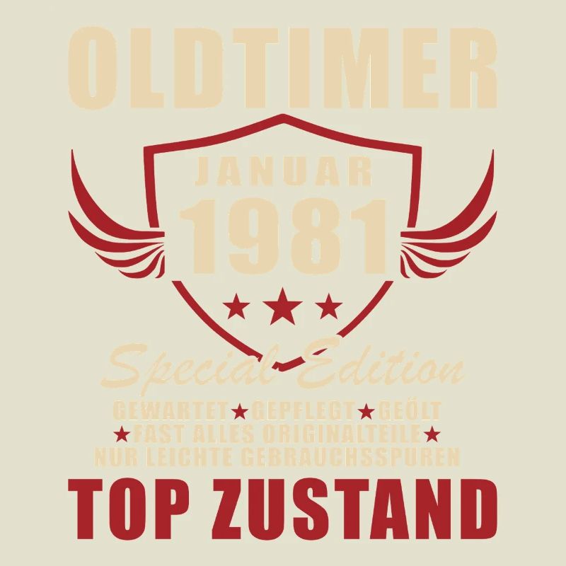 45. Geburtstag Geschenk Oldtimer Januar 1981