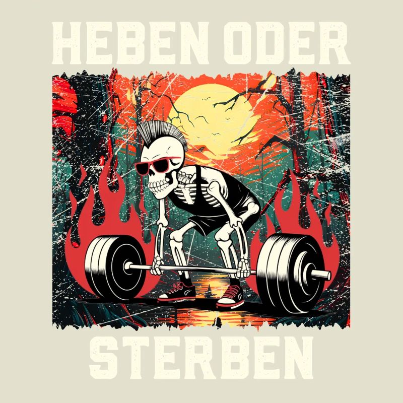 Kraftsportler HEBEN ODER STERBEN Lustiges