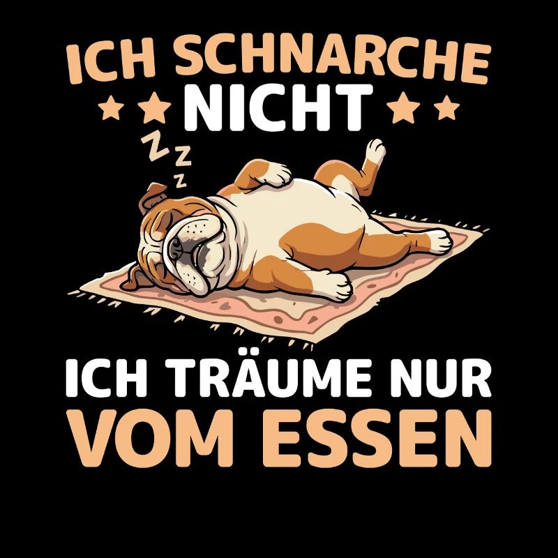 Schlafender Mops Müde Hund Lustig Pyjama