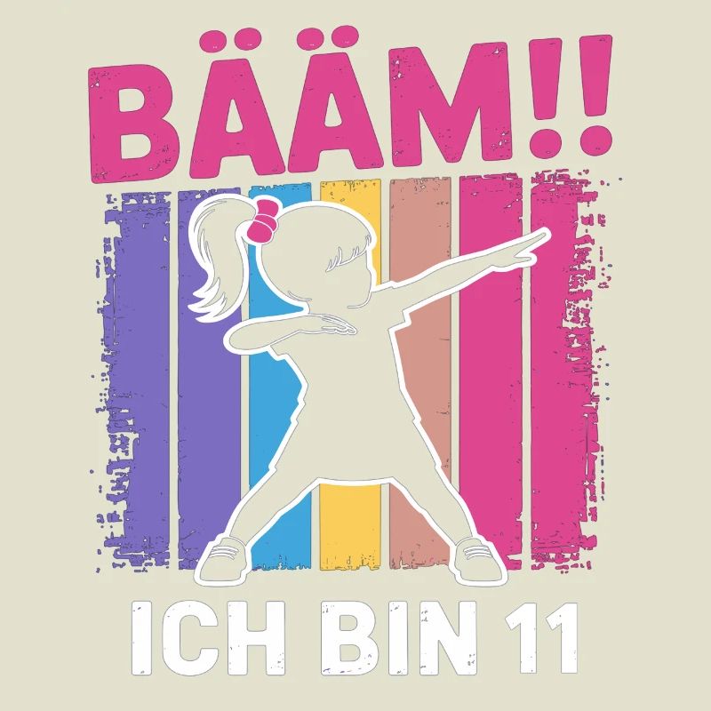 Bääm Ich bin 11 Dabbing Mädchen 11. Geburtstag