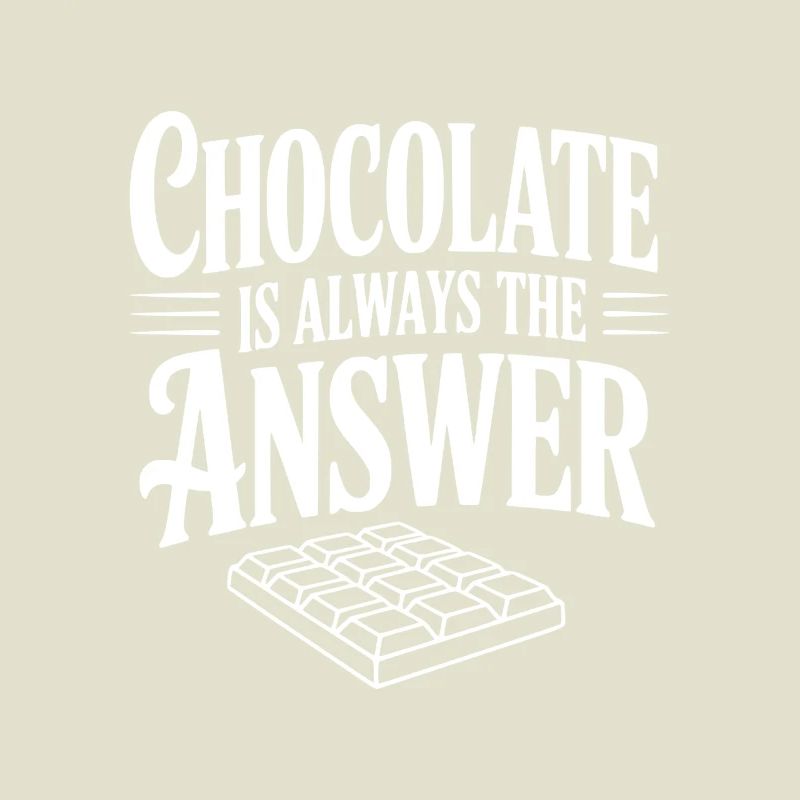 Le chocolat est toujours la solution