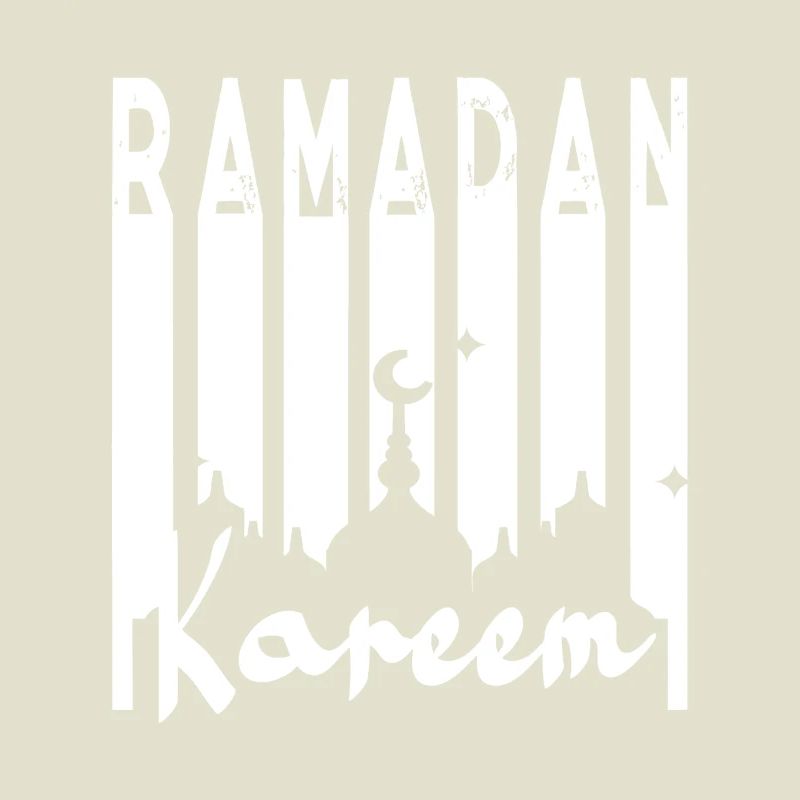 Ramadan Kareem Mosque Silhouette