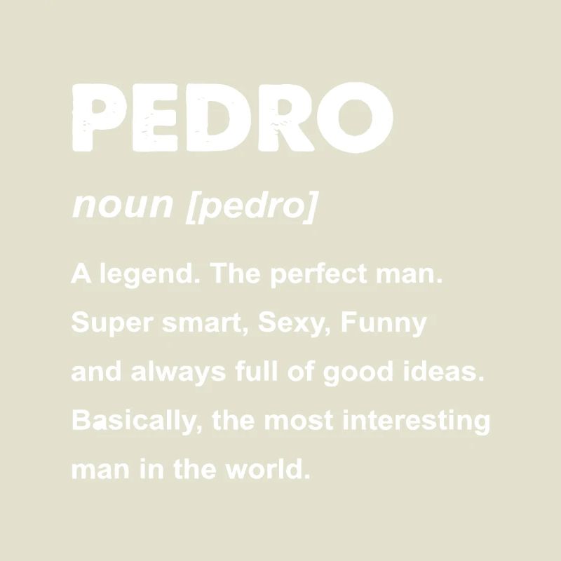 Typographie de Pedro Legend Tee